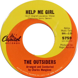 The Outsiders (4) Help Me Girl / You Gotta Look USED VINYL 7INCH 45 RPM