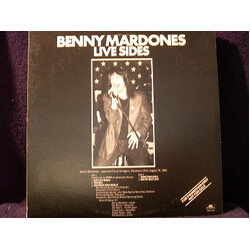 Benny Mardones Live Sides USED VINYL 12INCH EP PROMO