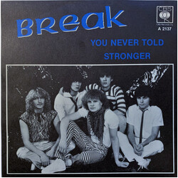 Break (6) You Never Told / Stronger USED VINYL 7INCH 45 RPM SINGLE STEREO
