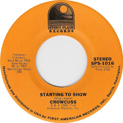 Crowcuss Starting To Show / Patience USED VINYL 7INCH 45 RPM STEREO