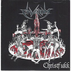 Envenom Christfukk USED VINYL 7INCH EP LIMITED EDITION NUMBERED