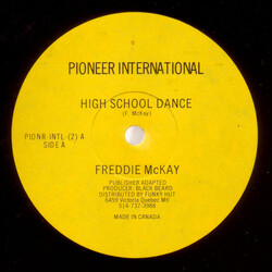 Freddie McKay High School Dance / Curess USED VINYL 12INCH 45 RPM