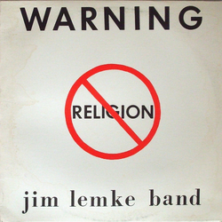 Jim Lemke Band Warning! Vinyl LP USED