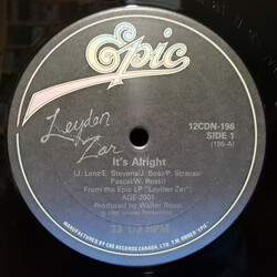 Leyden Zar It's Alright USED VINYL 12INCH SINGLE