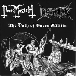 Necromessiah / Dewarsteiner The Oath Of Bacco Militia USED VINYL 7INCH 33 S RPM LIMITED EDITION