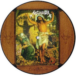 NunSlaughter / Goatlord Foreshadow / Reaper Of Man USED VINYL 7INCH 33 S RPM EP LIMITED EDITION PICTURE DISC REISSUE