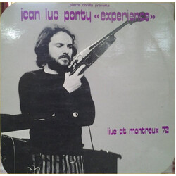 Pierre Cardin / Jean-Luc Ponty "Experience" Live At Montreux 72 Vinyl LP USED