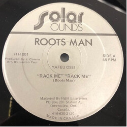 Rootsman Rack Me-Rack Me / Black Wash / Everybody's World USED VINYL 12INCH 45 RPM