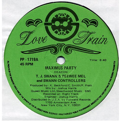 TJ Swann / Peewee Mel / Swann Controllers Maximus Party USED VINYL 12INCH 45 RPM