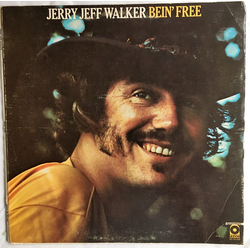Jerry Jeff Walker Bein' Free Vinyl LP USED