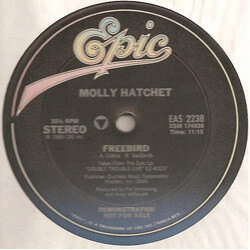 Molly Hatchet Freebird USED VINYL 12INCH PROMO SINGLE