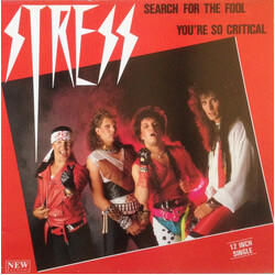Stress (48) Search For The Fool / You're So Critical USED VINYL 12INCH 45 RPM MAXI-SINGLE