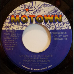 Michael Jackson One Day In Your Life / Take Me Back USED VINYL 7INCH SINGLE 45 RPM