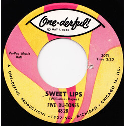 The Five Du-Tones Sweet Lips / Let Me Love You USED VINYL 7INCH 45 RPM SINGLE