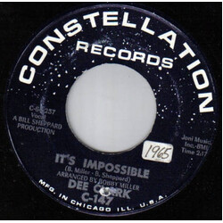 Dee Clark It's Impossible / T. C. B. USED VINYL 7INCH 45 RPM SINGLE