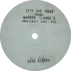 Warren Clarke Unreleased Dubs (Part 1) USED VINYL 12INCH EP PROMO WHITE LABEL