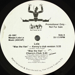 Lola Wax The Van VINYL 12" USED
