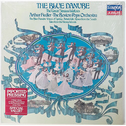 Johann Strauss Jr. / Arthur Fiedler / The Boston Pops Orchestra The Blue Danube (The Great Strauss Waltzes) Vinyl LP USED