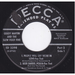 Grady Martin And The Slew Foot Five Powerhouse Dance Party - Part 2 USED VINYL 7INCH 45 RPM EP