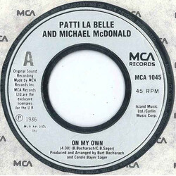 Patti LaBelle / Michael McDonald On My Own USED VINYL 7INCH 45 RPM SINGLE