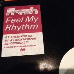 Fresh (9) Feel My Rhythm USED VINYL 12INCH WHITE LABEL PROMO