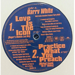 Barry White Love is The Icon / Practice What You Preach USED VINYL 12INCH