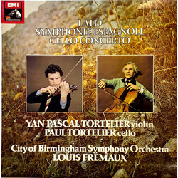 City Of Birmingham Symphony Orchestra / Yan Pascal Tortelier / Paul Tortelier / Édouard Lalo Lalo Symphonie Espagnole Cello Concerto Vinyl LP USED