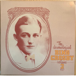 Bing Crosby The Chronological Bing Crosby Volume 2 1927 Vinyl LP USED