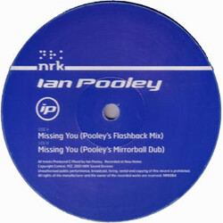 Ian Pooley Missing You USED VINYL 12INCH