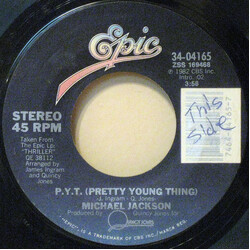 Michael Jackson / The Jacksons P.Y.T. (Pretty Young Thing) / Working Day And Night USED VINYL 7INCH 45 RPM SINGLE STYRENE