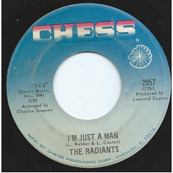 The Radiants I'm Just A Man / Tears Of A Clown Vinyl 7" USED