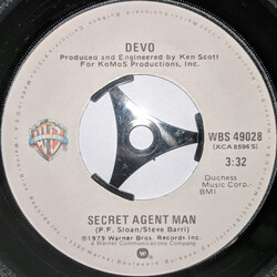 Devo Secret Agent Man USED VINYL 7INCH 45 RPM SINGLE
