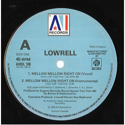Lowrell Simon Mellow Mellow Right On Vinyl 12" USED