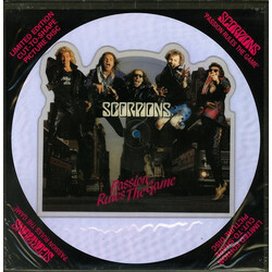Scorpions Passion Rules The Game USED VINYL 7INCH SHAPE LIMITED EDITION PICTURE DISC