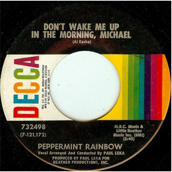 The Peppermint Rainbow Don't Wake Me Up In The Morning, Michael / Rosemary USED VINYL 7INCH 45 RPM