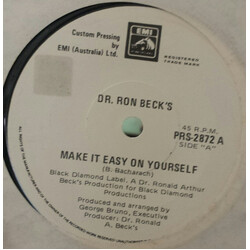 Dr. Ron Beck's Make It Easy On Yourself USED VINYL 7INCH 45 RPM