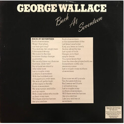 George Wallace Back At Seventeen USED VINYL 12INCH PROMO