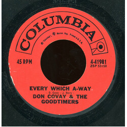 Don Covay & The Goodtimers Shake Wid The Shake / Every Which A-Way USED VINYL 7INCH 45 RPM STYRENE