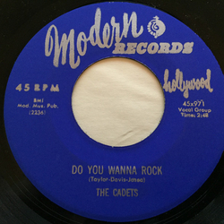 The Cadets Do You Wanna Rock / If It Is Wrong Vinyl 7" USED