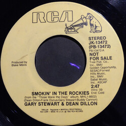 Gary Stewart / Dean Dillon Smokin' In The Rockies USED VINYL 7INCH 45 RPM PROMO