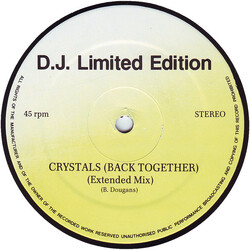 Humanoid Crystals (Back Together) USED VINYL 12INCH 45 RPM LIMITED EDITION PROMO