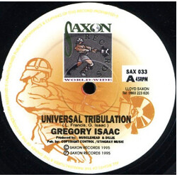 Gregory Isaacs Universal Tribulation USED VINYL 12INCH 45 RPM