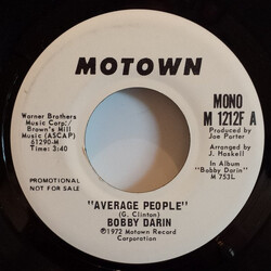 Bobby Darin Average People USED VINYL 7INCH 45 RPM SINGLE PROMO