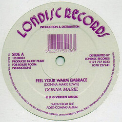 Donna Marie Feel Your Warm Embrace USED VINYL 12INCH