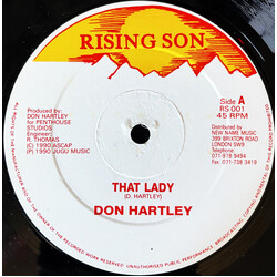 Don Hartley That Lady / Come To Me USED VINYL 12INCH 45 RPM MAXI-SINGLE STEREO