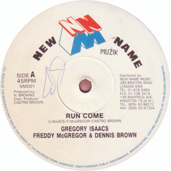 Gregory Isaacs / Freddie McGregor / Dennis Brown Run Come USED VINYL 12INCH 45 RPM