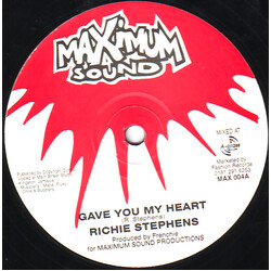 Richie Stephens Gave You My Heart USED VINYL 12INCH 45 RPM