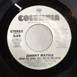 Johnny Mathis When The Lovin' Goes Out Of The Lovin' USED VINYL 7INCH PROMO STEREO