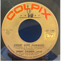 Jimmy Darren Gidget Goes Hawaiian USED VINYL 7INCH SINGLE 45 RPM