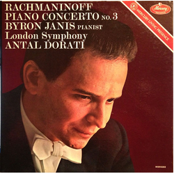 Sergei Rachmaninoff / Byron Janis / Antal Dorati Concerto No. 3, In D Minor, Op. 30 Vinyl LP USED